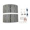 Abex Brake Shoe Kit - Two Lined Brake Shoes With Hardware, New, Ex, 23000 Gawr 4707QPEX - alternate 2